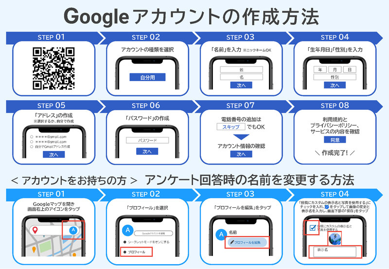 口コミ協力のお願い